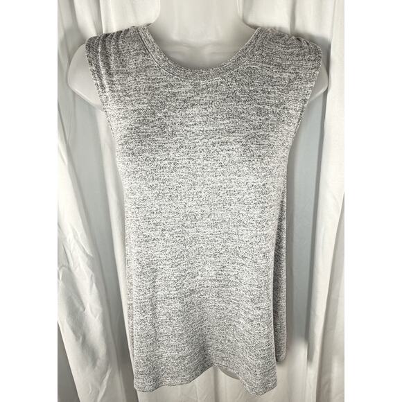 GAP Slub Swing Tank Top Gray S athleisure loungewear minimalist 88-29 - Picture 6 of 13